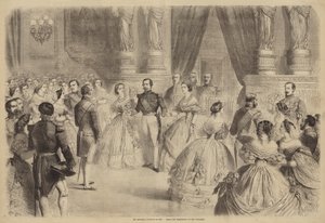 Den kejserlige Quadrille i Salle des Marechaux ved Tuilerierne
